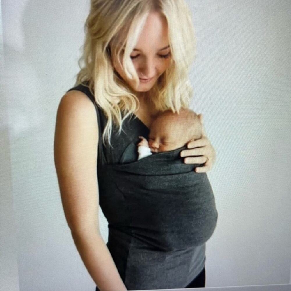 Gray Lalabu Soothe shirt size medium NWOT